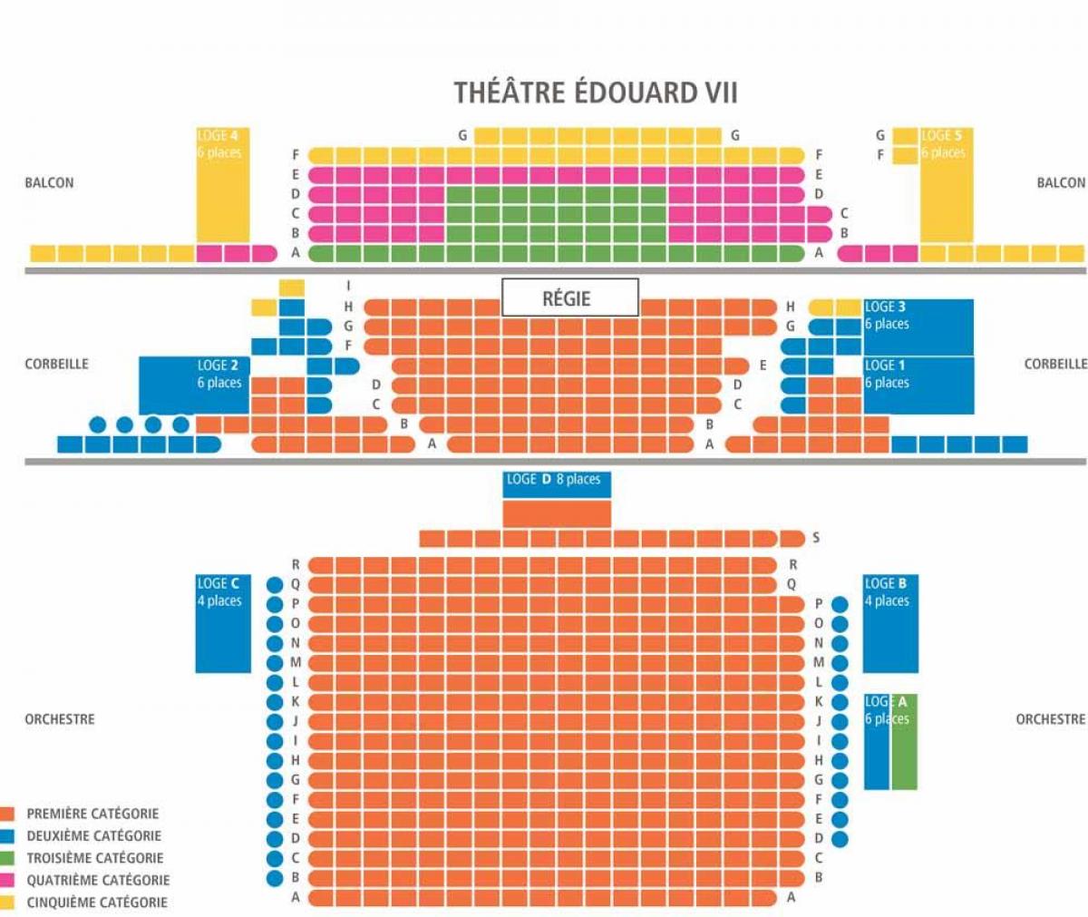 Mapa de Teatre Edouard 7