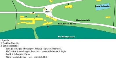 Mapa de Sant Salvadour hospital