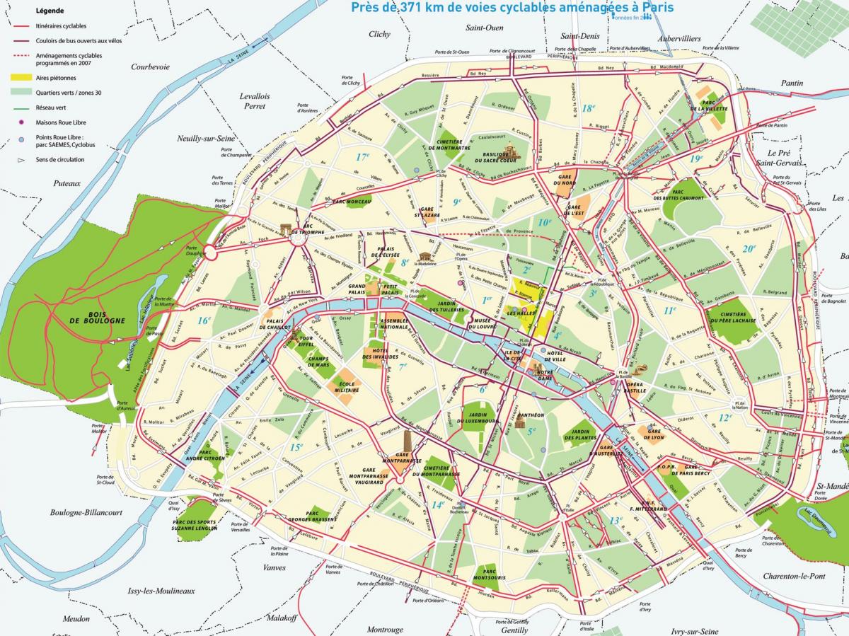 Mapa de carrils bici
