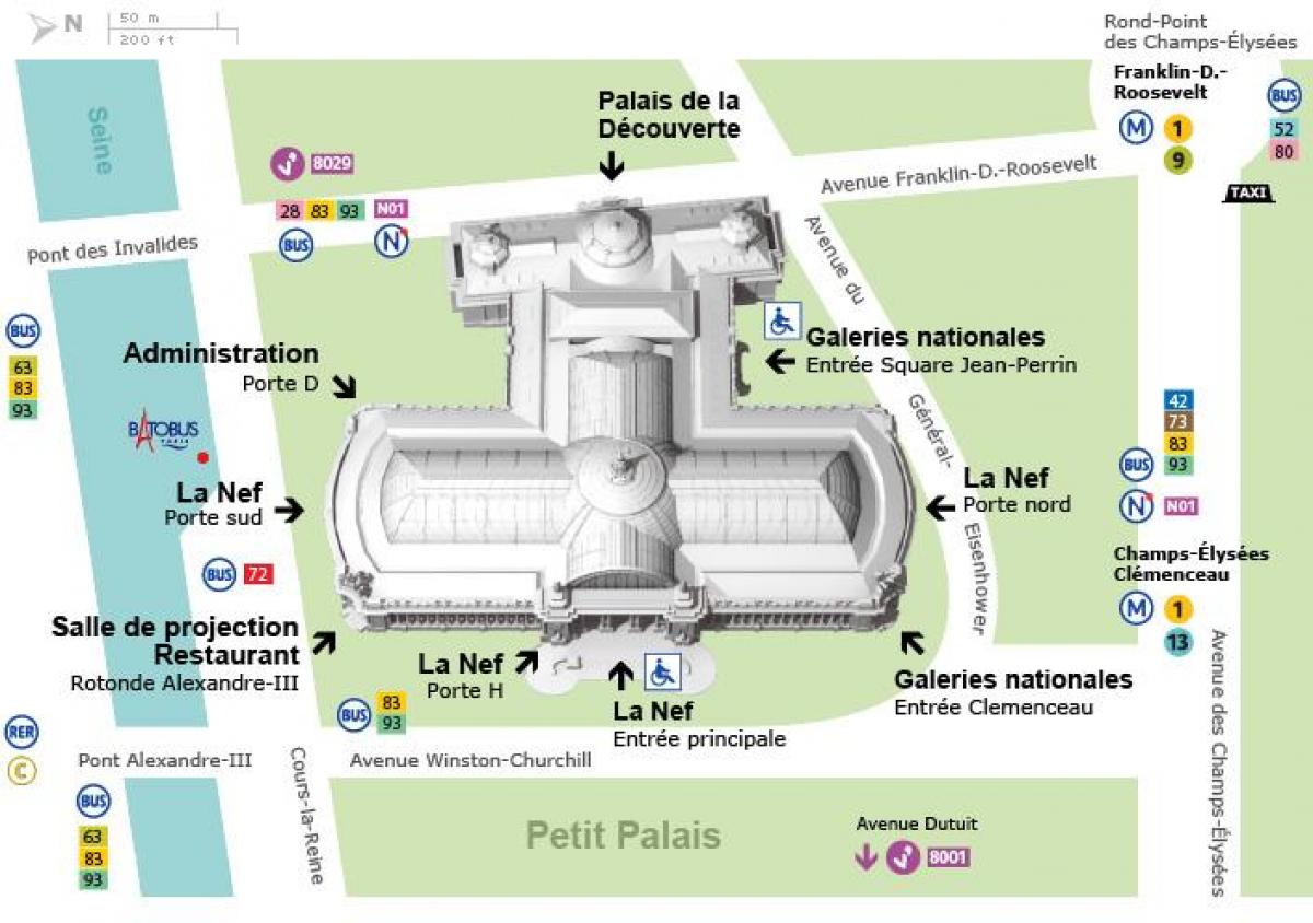 Mapa de La Grand Palais