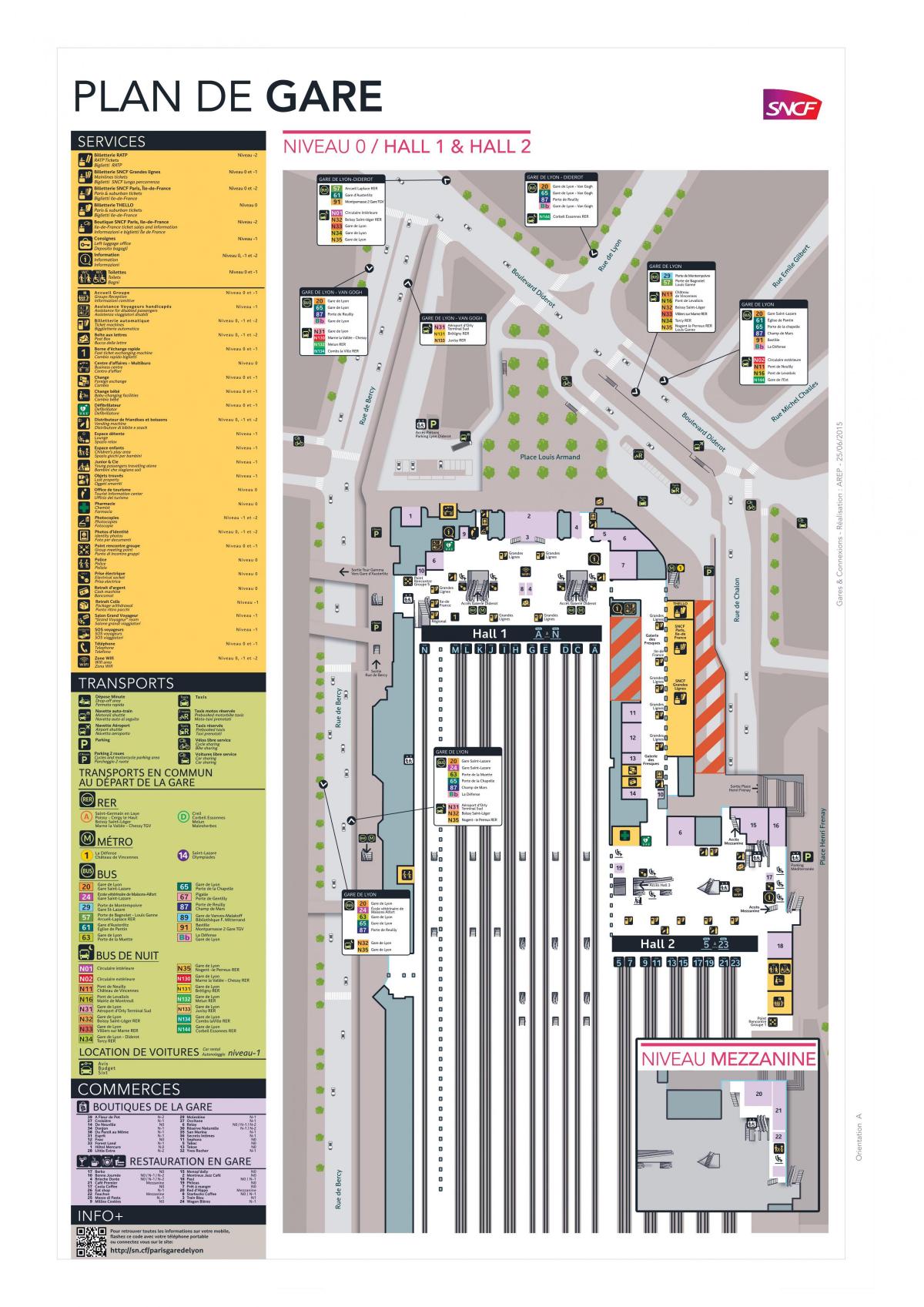 Mapa de Paris-Gare de Lyon