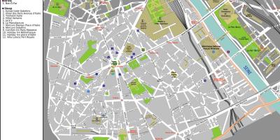 Mapa del districte 13 º de París