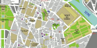 Mapa de 5 º de París