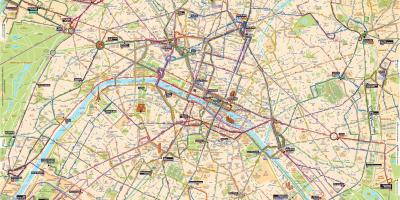 Mapa d'autobusos de París