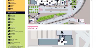 Mapa de Bercy estació
