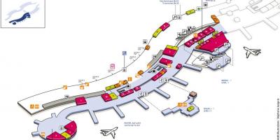 Mapa de CDG airport terminal 2A