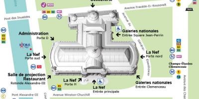 Mapa de La Grand Palais