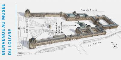 Mapa del Museu del Louvre