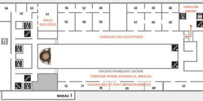 Mapa de La Musée d'Orsay Nivell 2