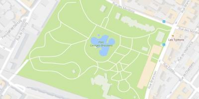 Mapa del Parc Georges-Brassens