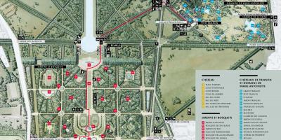 Mapa dels Jardins de Versalles