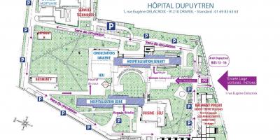 Mapa de Joffre-Dupuytren hospital