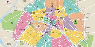 Mapa de París intramural