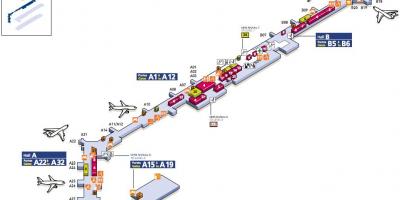Mapa del Sud de l'aeroport d'Orly